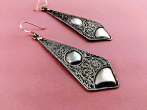 Polygon Filigree Earrings