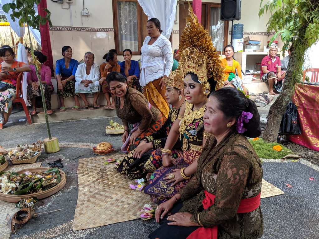 Balinese marriage ceremony